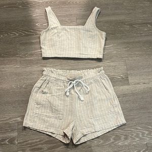 Adorable 2 Piece Tank & Short Set!